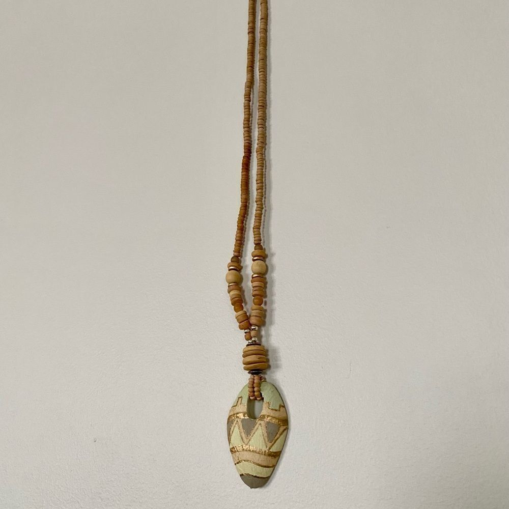 Hand-Painted Artisan Necklace